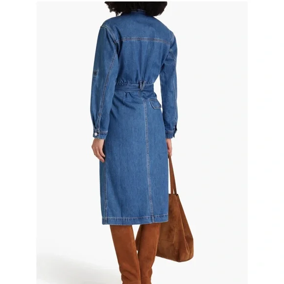 NWT Veronica BeardMidi Denim Dress